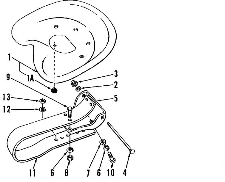 13A01 STANDARD SEAT & RELATED PARTS (NHNA)