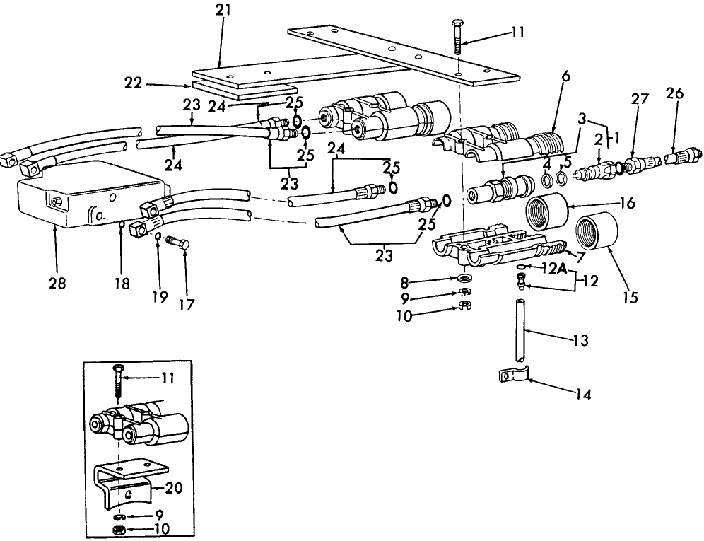 05H04(A) DOUBLE ACTING REMOTE CYLINDER COUPLING KITS (6-73/)