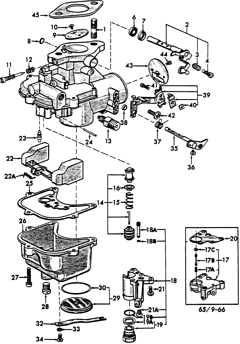 09D01 CARBURETOR ASSEMBLY, HOLLEY