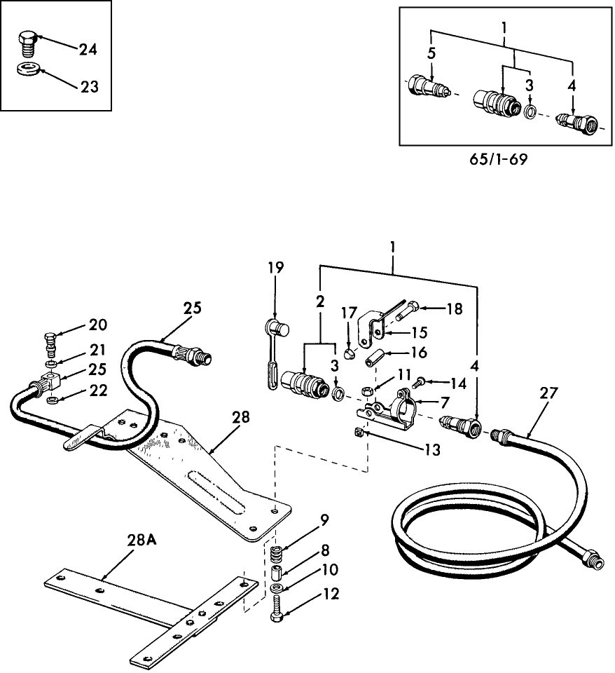 05H04 SINGLE & DOUBLE ACTING REMOTE CYLINDER COUPLING KITS (65/5-73)