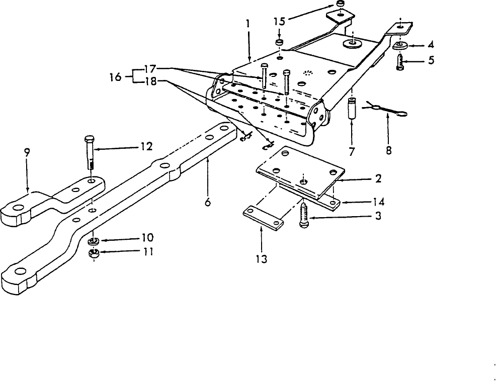 05G01 SWINGING DRAWBAR, HANGER & RELATED PARTS