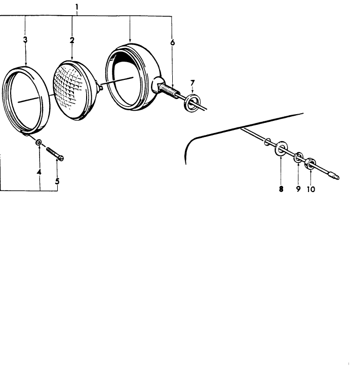 11C01 HEADLAMP ASSEMBLY, NHNA, FRONT MOUNTED