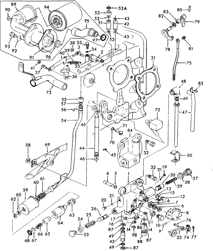 05C01 FLOW CONTROL VALVE ASSEMBLIES - 2310, 2610, 2810, 2910, 3610, 3910, 234, 334, 335