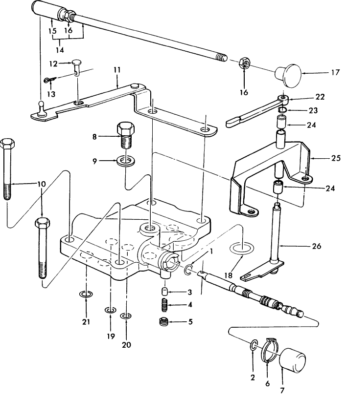 05H02 SELECTOR VALVE ASSEMBLY, W/CAB