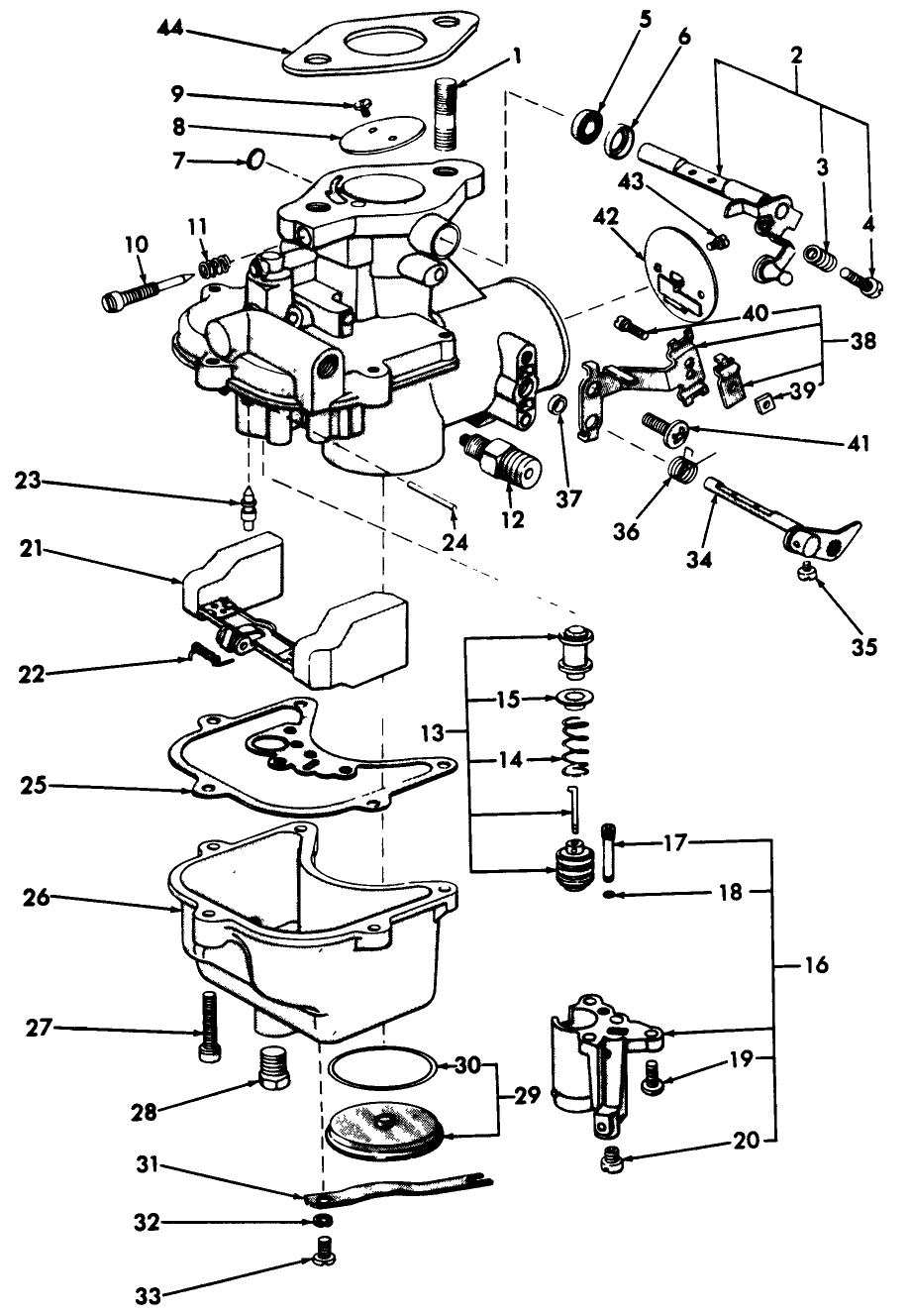 09E01 CARBURETOR ASSEMBLY