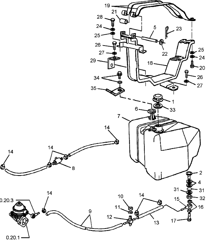 1.04.0 FUEL SYSTEM AND TANK