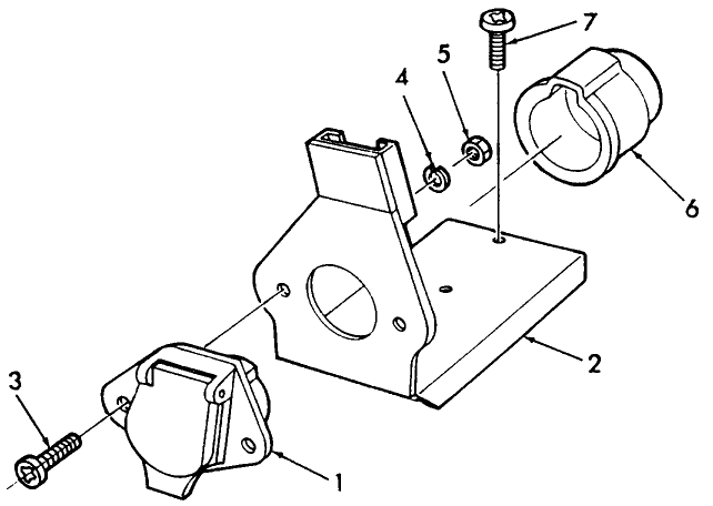 11K01 TRAILER SOCKETS, W/LP CAB (U.S.) (2-86/-)