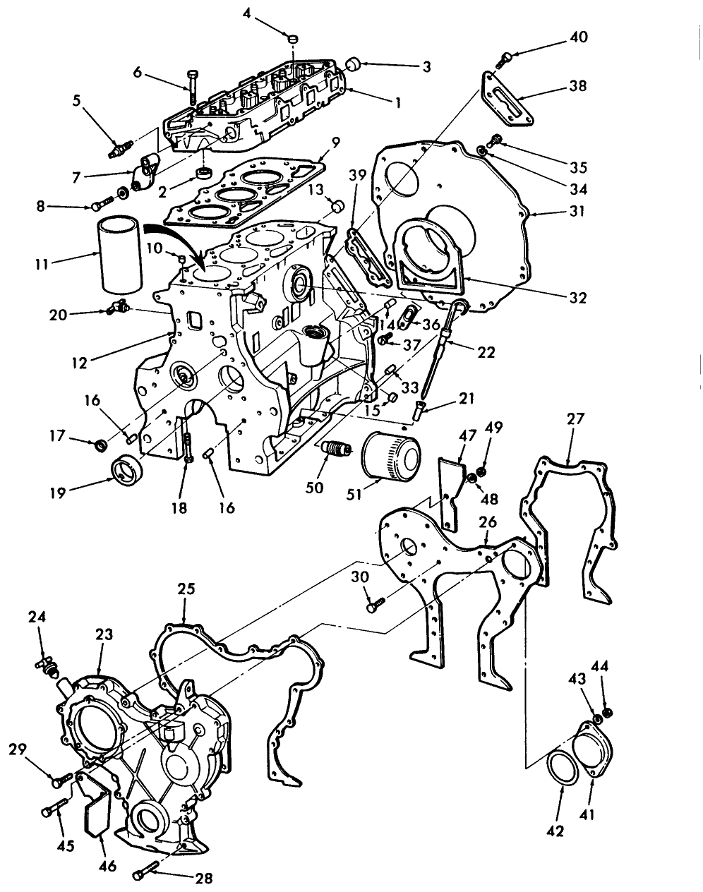 06A01 ENGINE, CYLINDER BLOCK, HEAD & RELATED PARTS, 3-CYL GAS