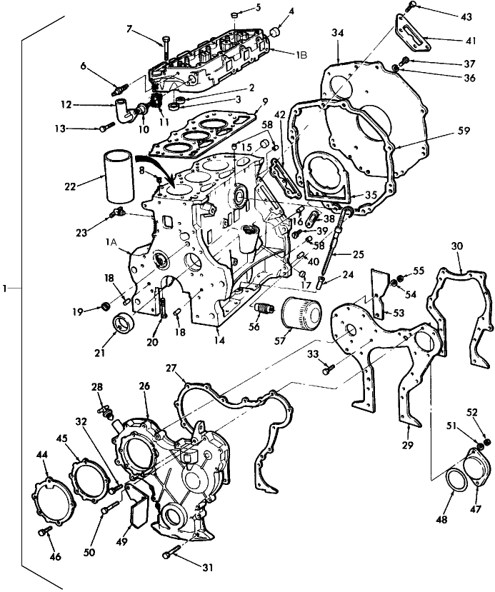 06A02 ENGINE, CYLINDER BLOCK, HEAD & RELATED PARTS, 3-CYL DIESEL