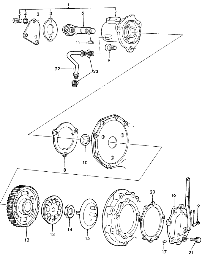 06F01 DISTRIBUTOR DRIVE & GOVERNOR ASSEMBLY