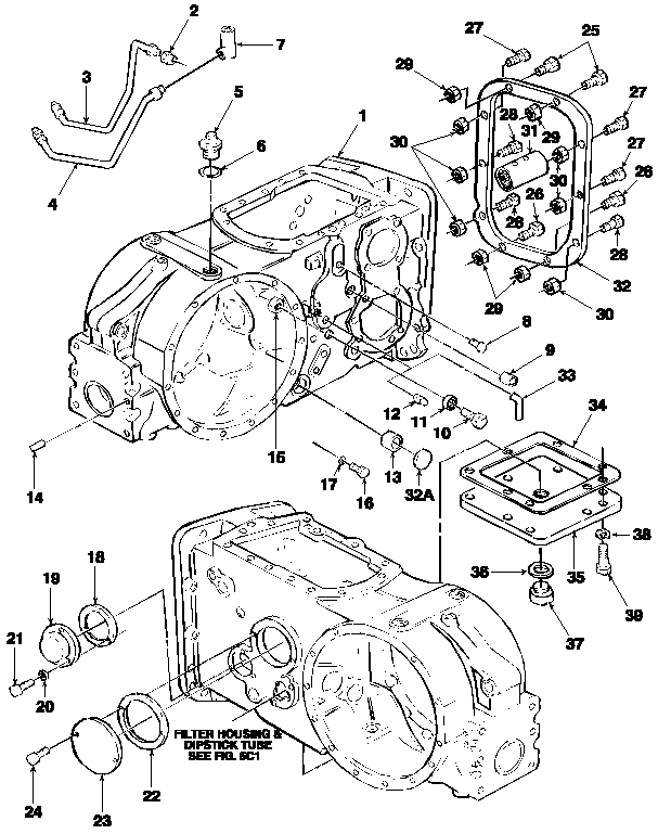 04A01 REAR AXLE CENTER HOUSING