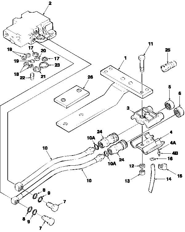 05H03 REMOTE CONTROL VALVE COUPLER & HOSES