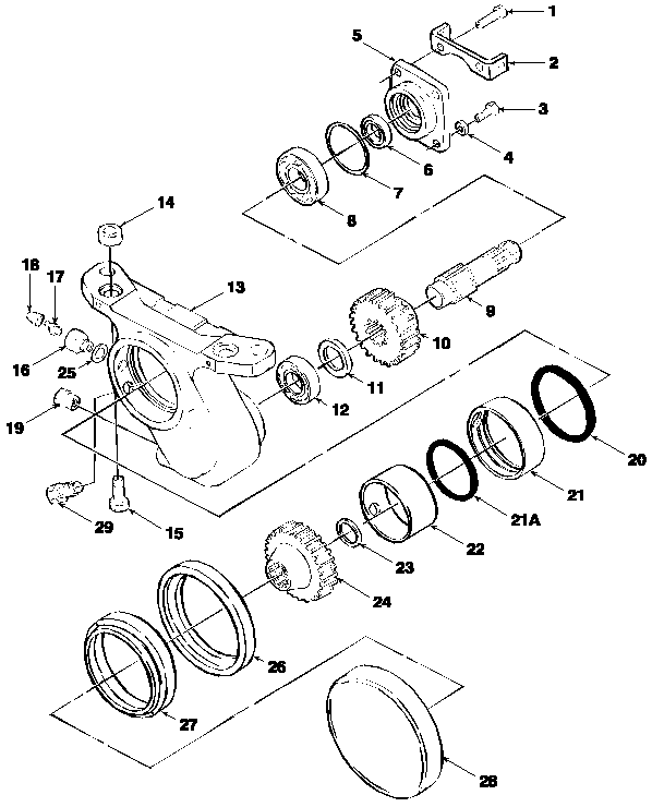 03G06 FRONT TRANSFER CASE, W/4WD