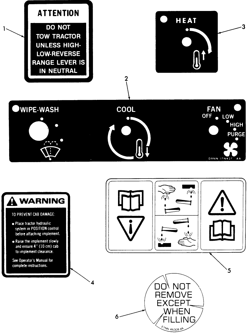 16D02 SAFETY DECALS