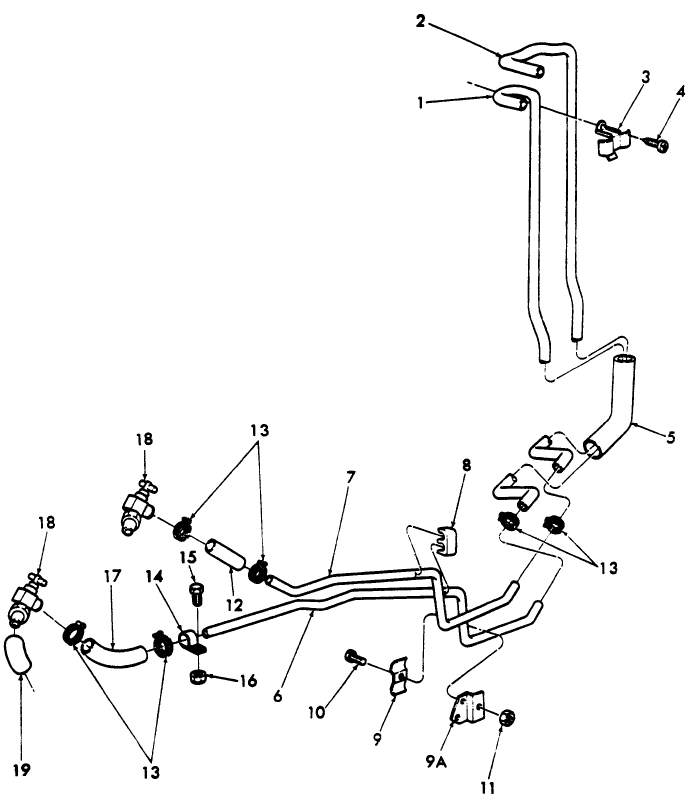 15A07 CAB HEATER HOSES (NH-E)