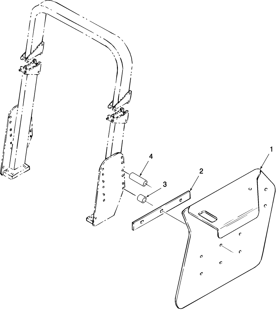 14C05 REAR FENDERS, ROPS MOUNTED (7-94/)