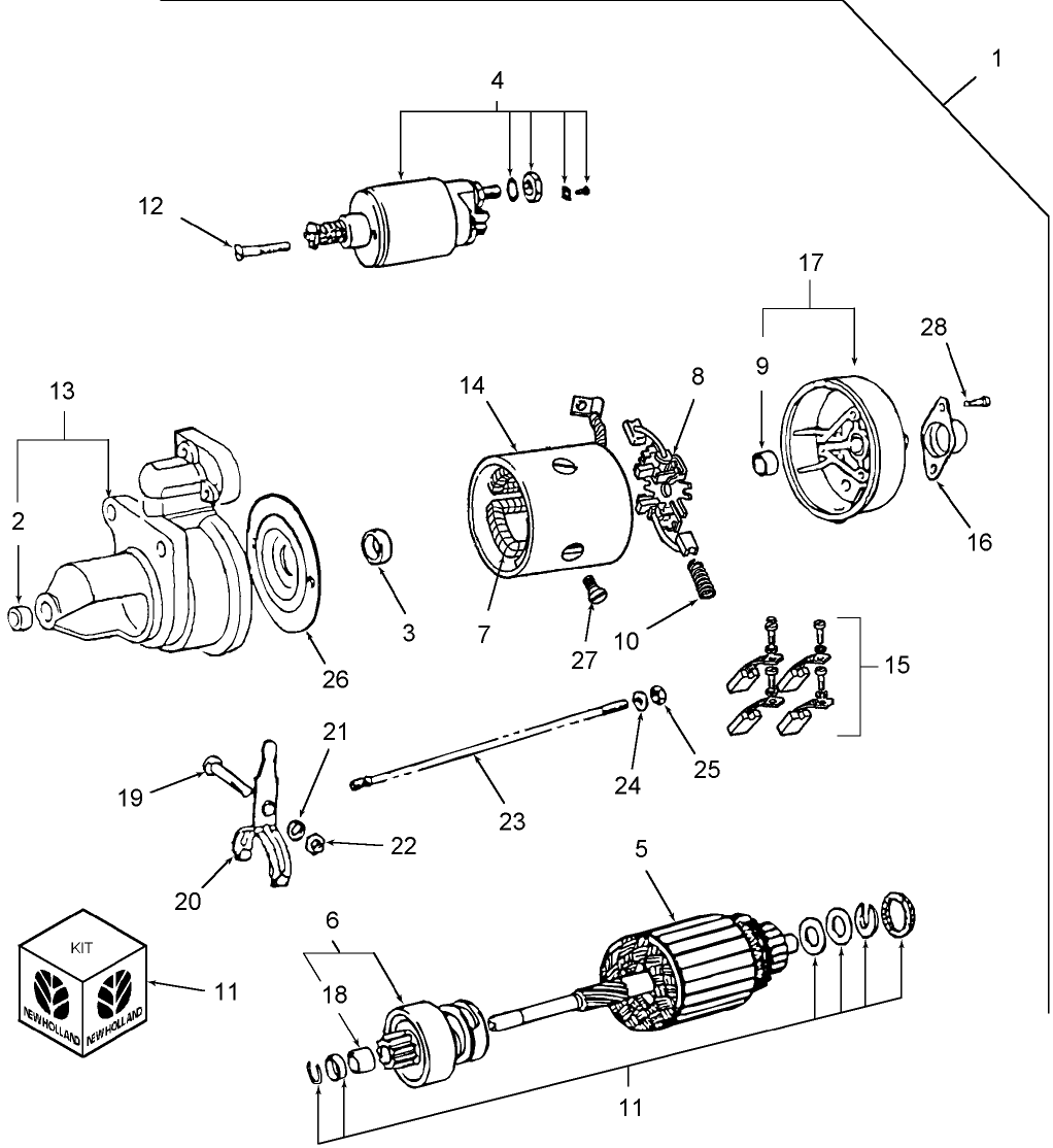 0.36.0/A STARTER MOTOR (BOSCH)