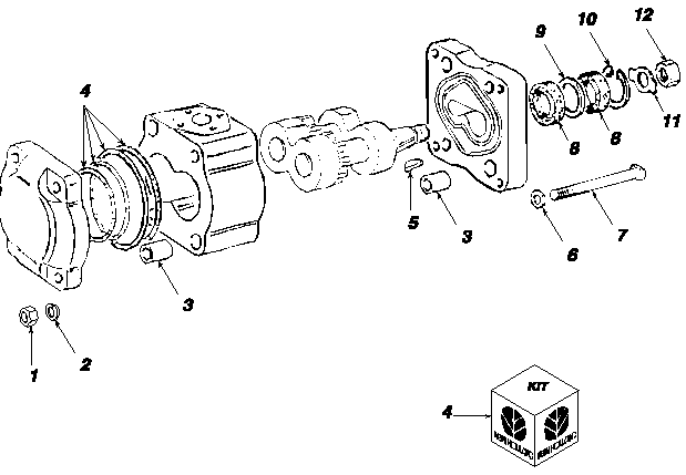 1.82.3/A HYDRAULIC LIFT PUMP REPAIR KIT