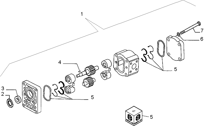 1.82.3/B HYDRAULIC LIFT PUMP ASSEMBLY (BOSCH, A31)