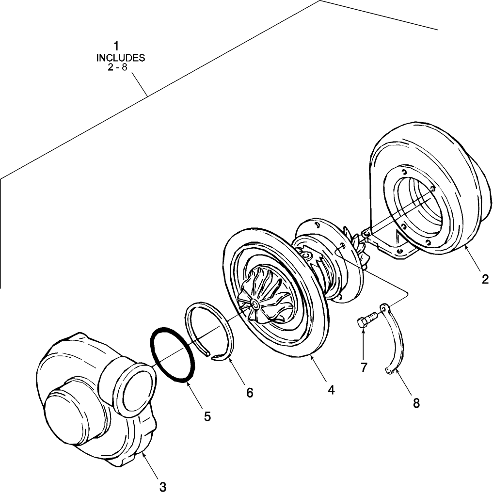 06G01 TURBOCHARGER ASSEMBLY - 4630, 3930 & 4630 EMISSIONIZED