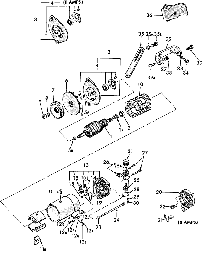 11G01 GENERATOR & RELATED PARTS