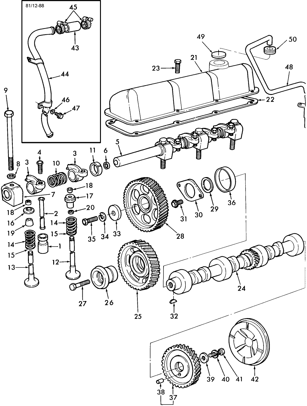 06C01 CAMSHAFT, ROCKER ARM, VALVES & RELATED PARTS