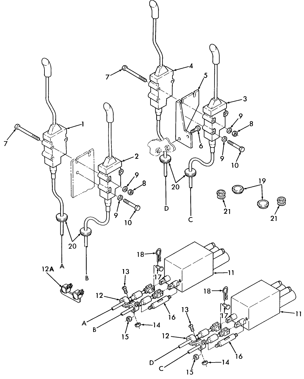 05E04 CONTROLS, REMOTE VALVES, W/CAB