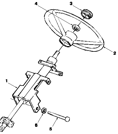 03B03(A) STEERING WHEEL & COLUMN ASSEMBLY, L/TILT