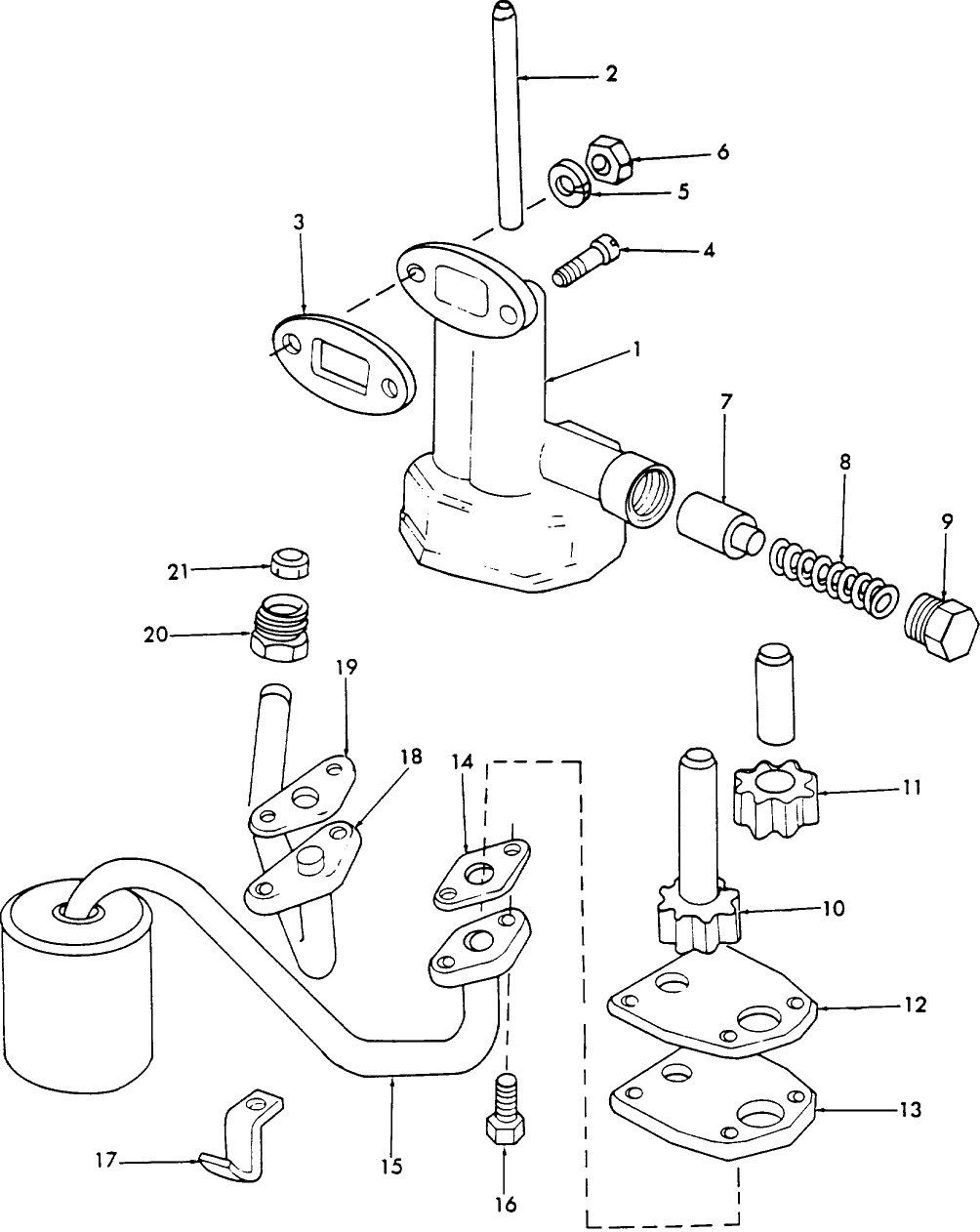 06C01 OIL PUMP & RELATED PARTS, GEAR TYPE, 53/60