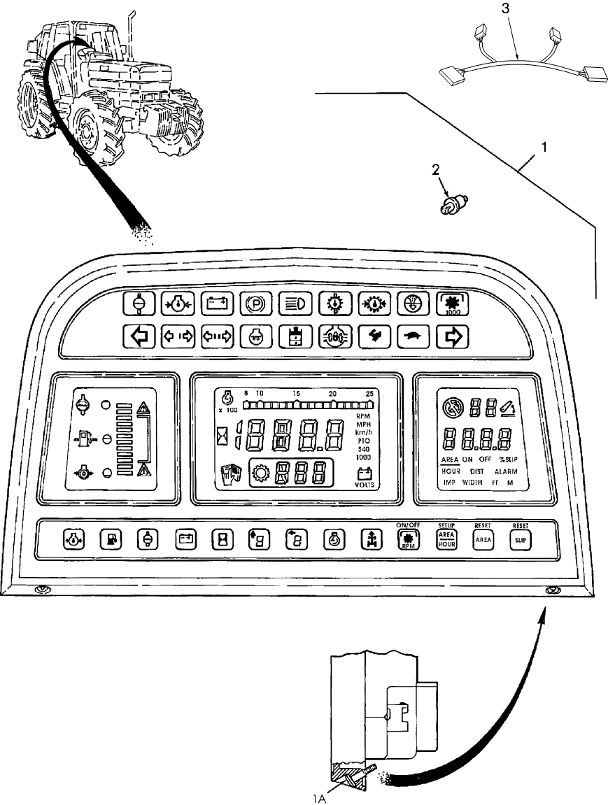 12A03 INSTRUMENT CLUSTER & RELATED PARTS, ELECTRONIC