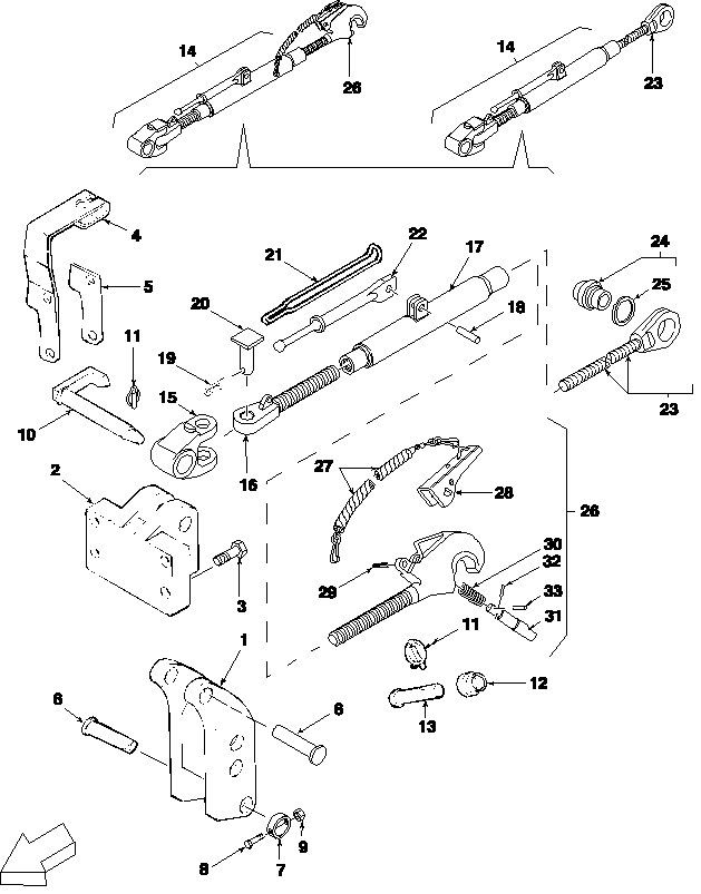 05C03(A) LIFT LINK, UPPER, 11-95/