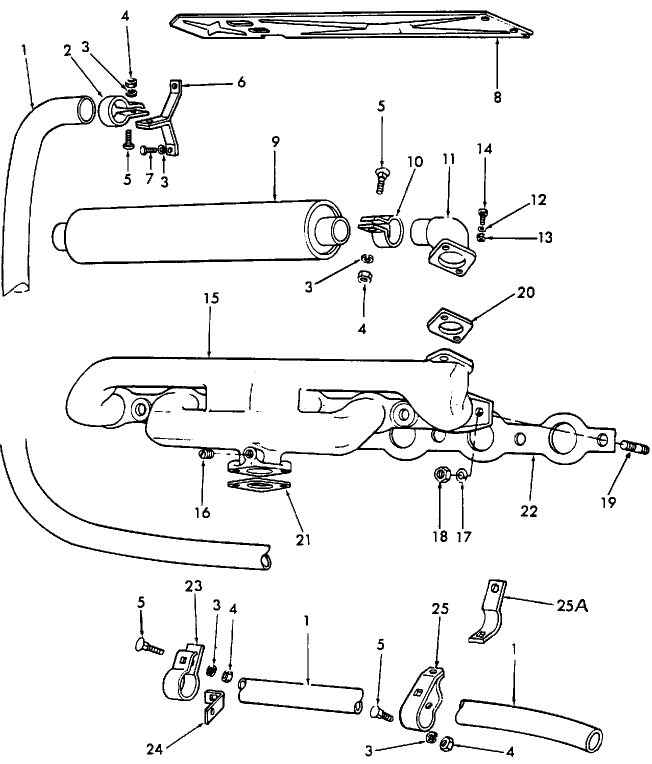 06E01 HORIZONTAL EXHAUST SYSTEM, 134", 172" GAS & LPG