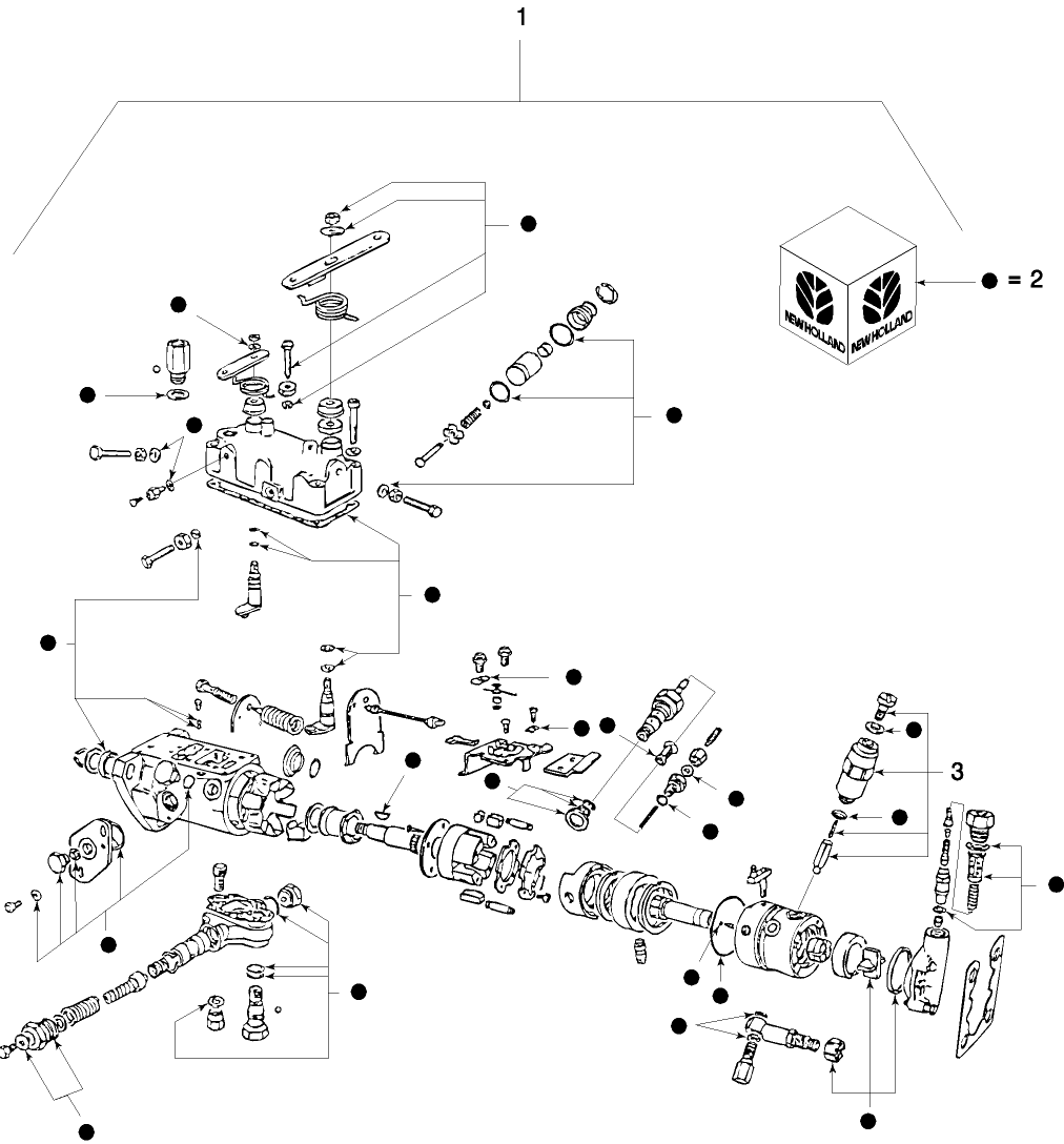 0.14.0/ 1B INJECTION PUMP - 98459280 (C.A.V.) (VAR. 120)