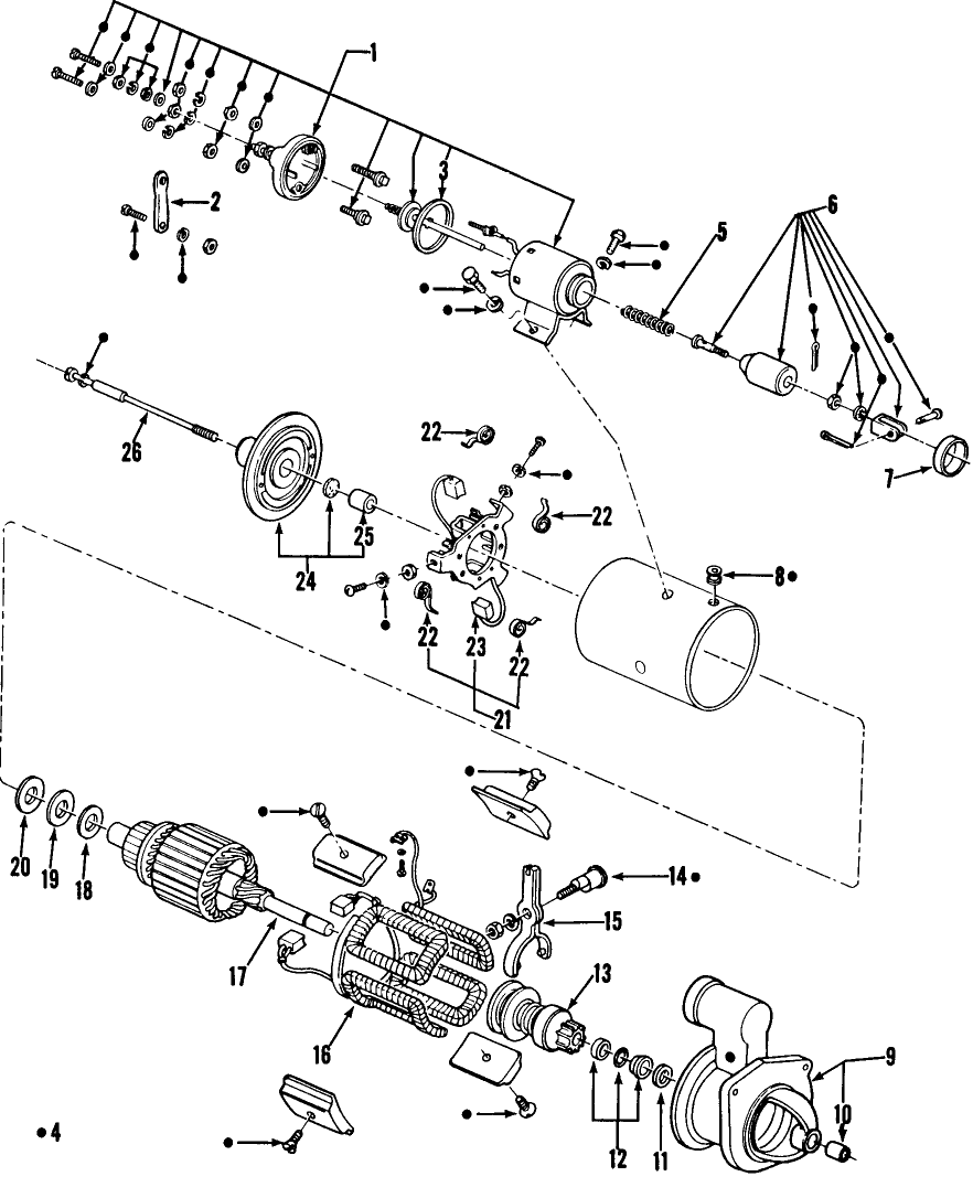 11G02 STARTING MOTOR, BRAZIL - 5610, 6610