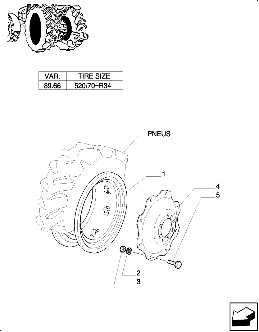 89.66 RIM DWW16-34 (REAR WHEELS)