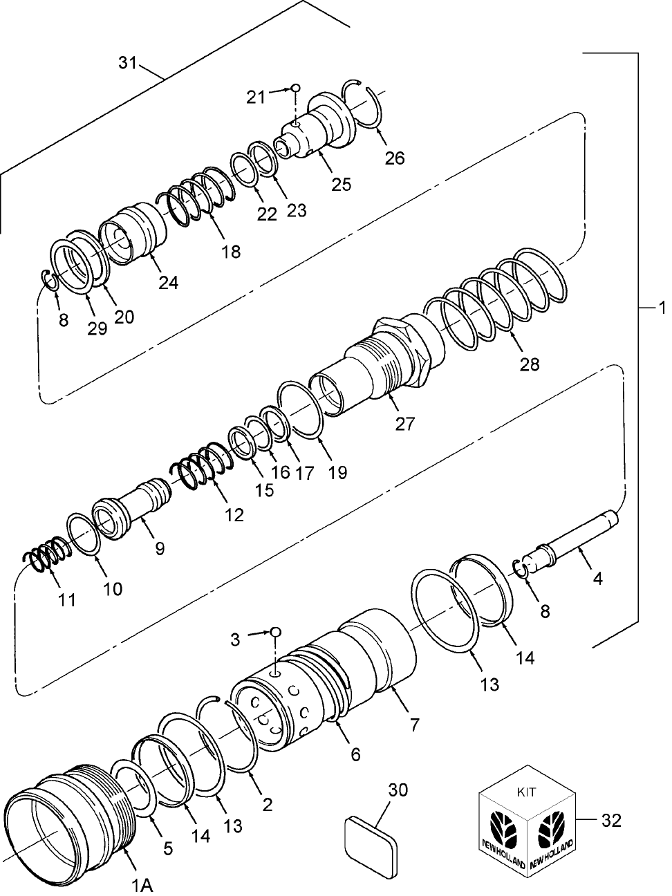 05F07(B) COUPLING ASSY., REMOTE CONTROL (LEVERLESS)