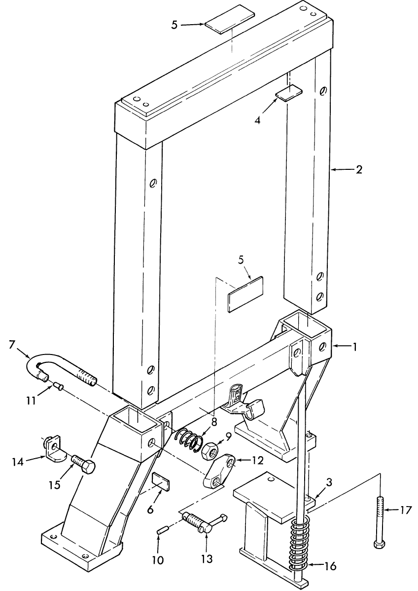 15E01 ROLL BAR, TELESCOPING, NORTH AMERICA - 5610, 6610, 7610, 7710