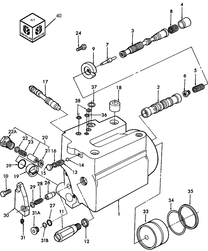 05B01 HYDRAULIC LIFT CYLINDER