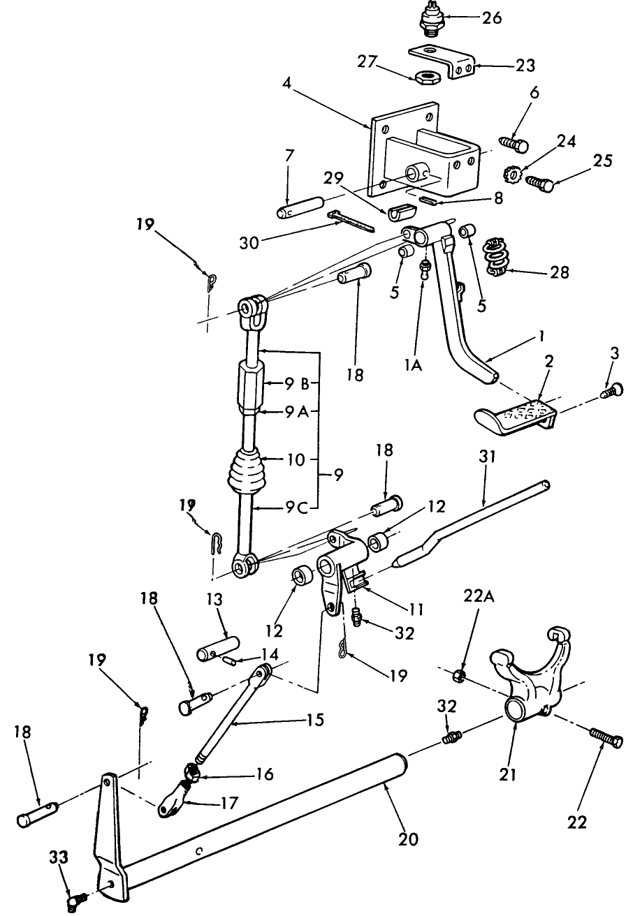 07H02 CLUTCH CONTROLS, 7910 & 8210 (82/10-85)