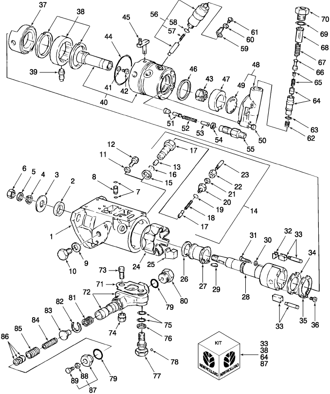 09B02 FUEL INJECTION PUMP, LOWER HALF