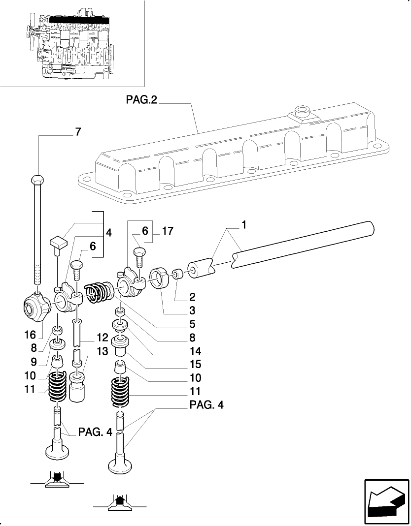 0.06.0(03) CYLINDER HEAD, ROCKER ARM, VALVES & RELATED PARTS