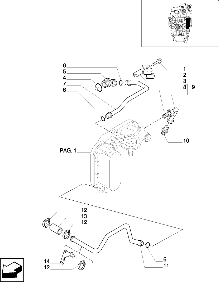 0.31.0(02) ENGINE OIL COOLER (HEAT EXCHANGER)