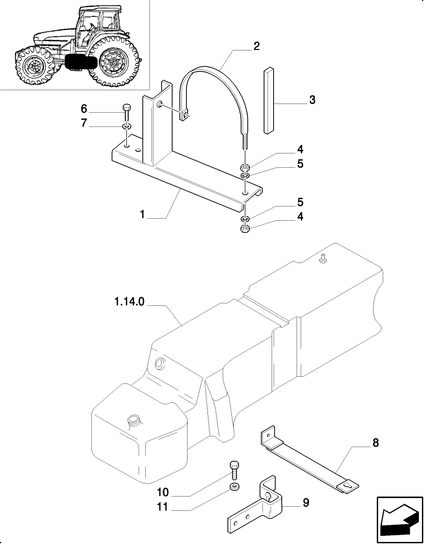 1.14.7 FUEL TANK SUPPORT