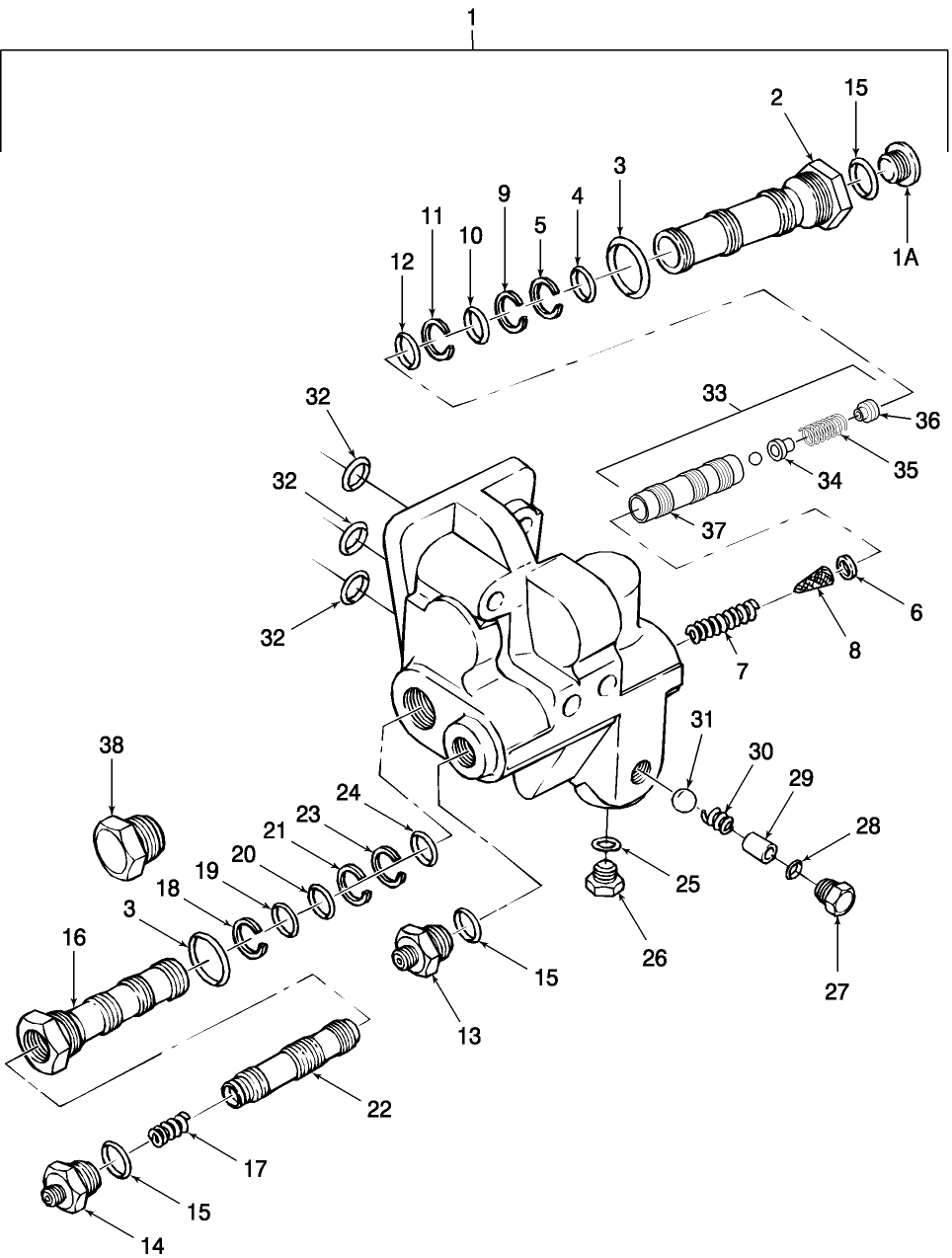 05Q01 REMOTE CONTROL UNLOAD VALVE ASSEMBLY (3-85/)