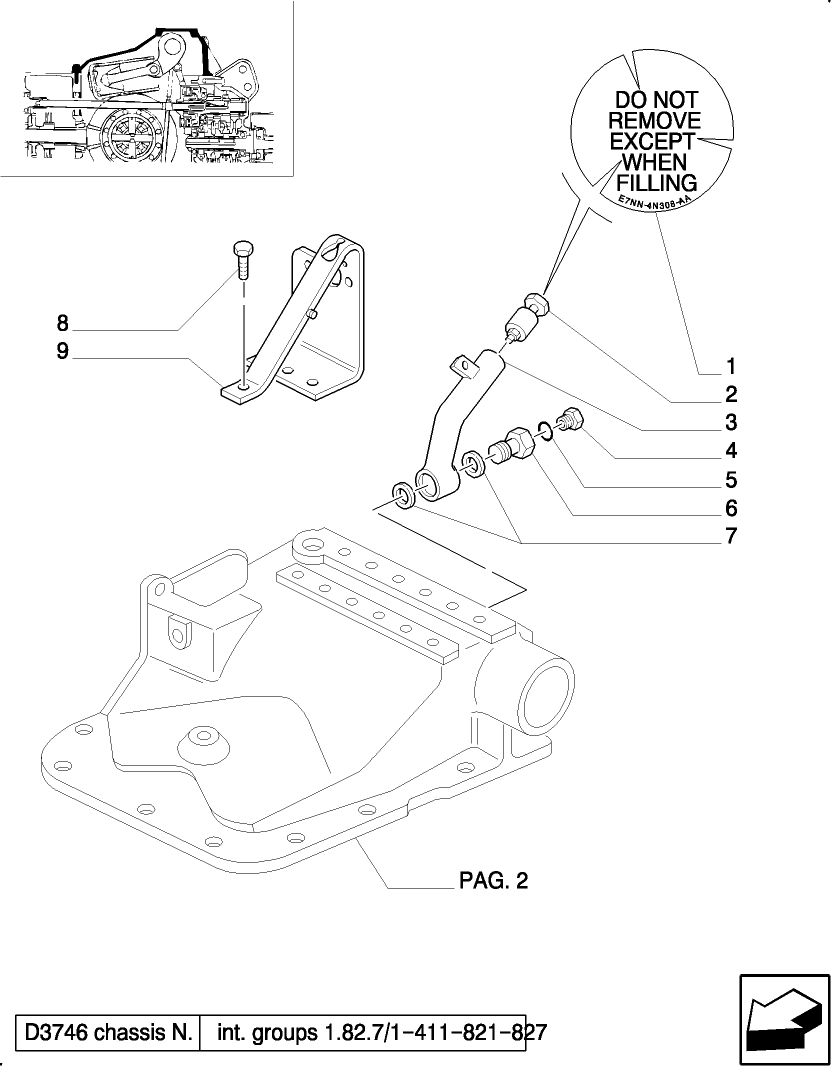 1.82.0(03) HYDRAULIC LIFT, HOUSING AND COVERS (CLOSED CENTRE LOAD SENSING PUMPS)