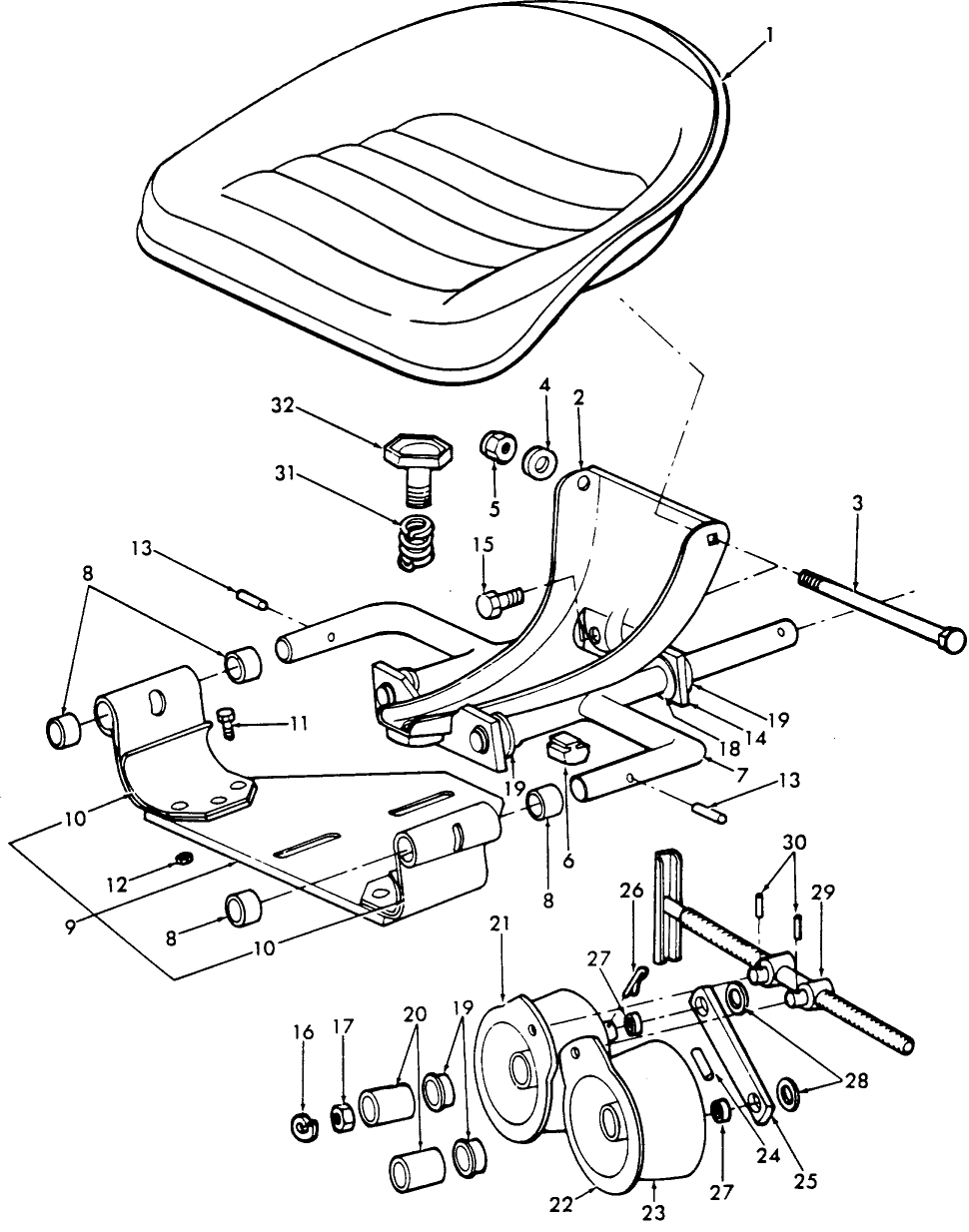 13A02 REST-O-RIDE SEAT