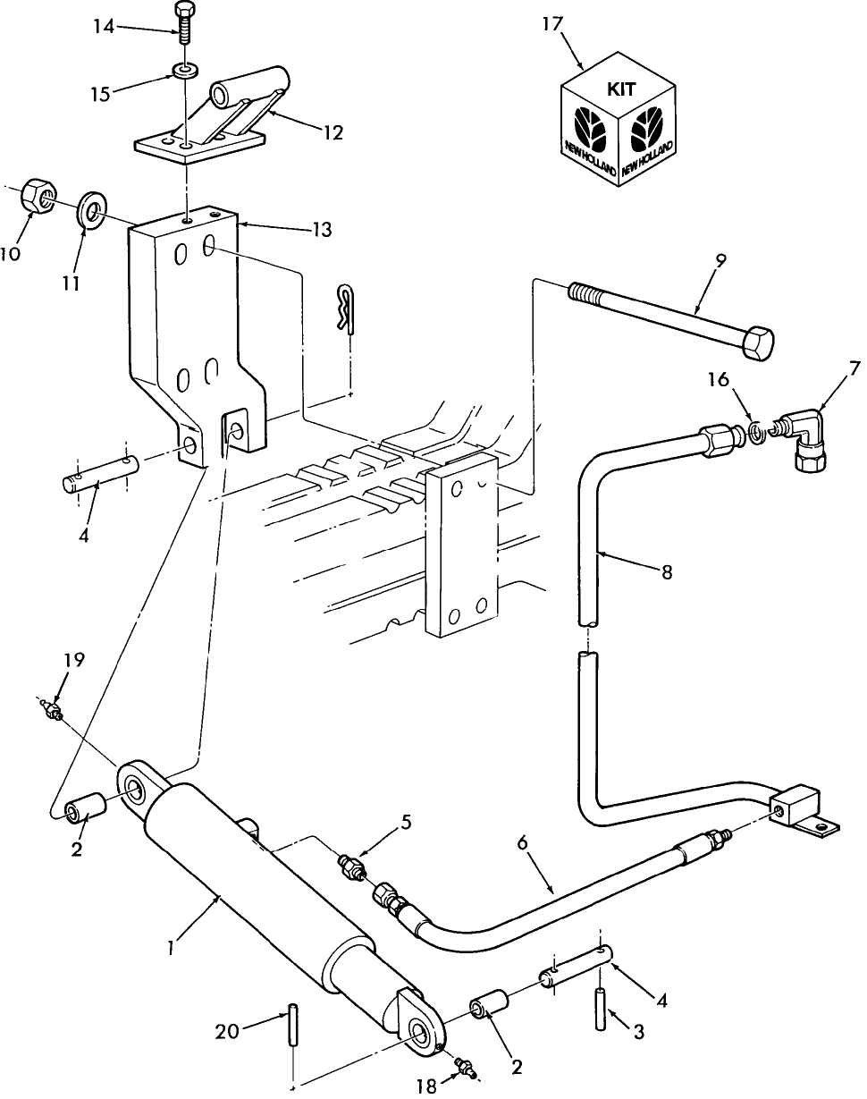 05R01 HYDRAULIC LIFT ASSIST RAM