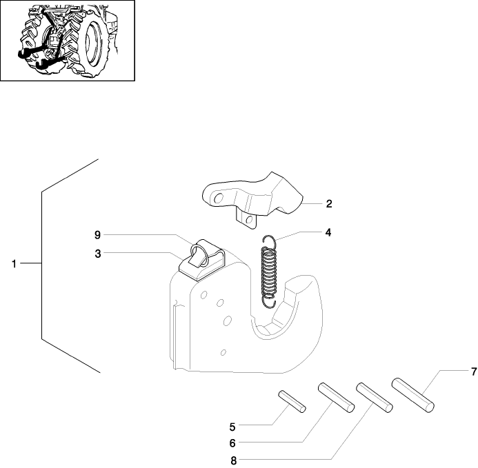 05B07 LIFT ARM ENDS