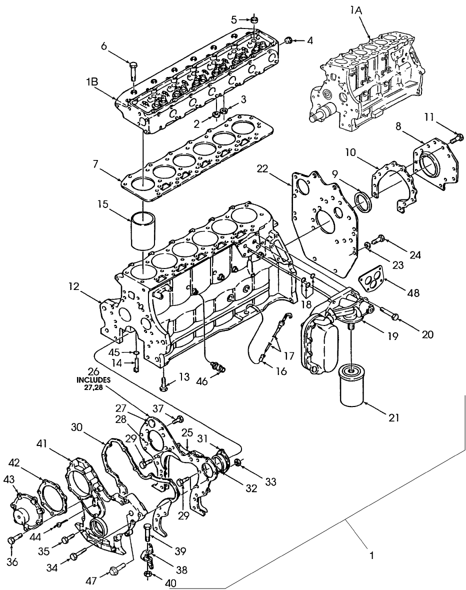 06A01 ENGINE ASSEMBLY, CYLINDER BLOCK, HEAD & RELATED PARTS