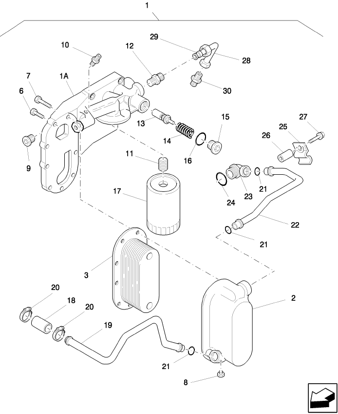 06F01 OIL COOLER ASSEMBLY & RELATED PARTS